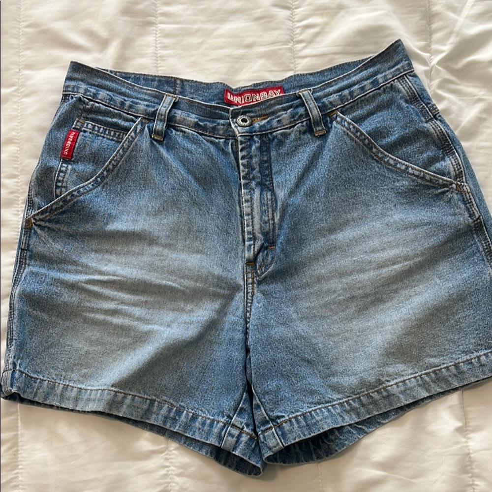 UNIONBAY Blue Jean Shorts Classic Casual Style